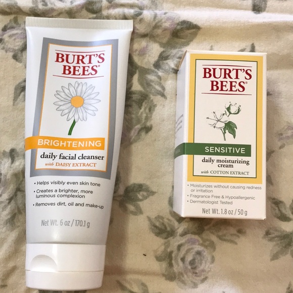 Burt's Bees Other - Burt’s Bees Cleanser and Daily Moisturizing Cream